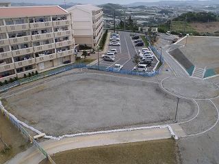 豊見城団地緑地植栽工事　施工前
