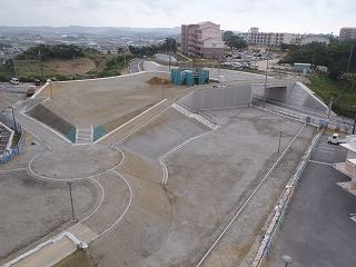 豊見城団地緑地植栽工事　施工前