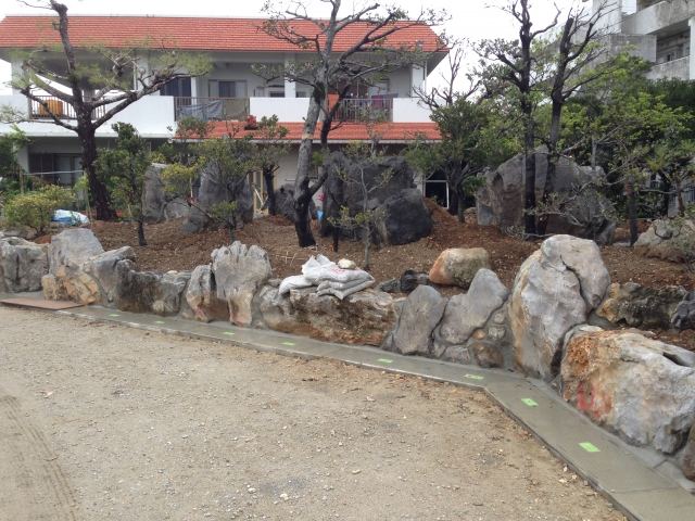 中城村　T氏邸　造園工事（前編）の写真