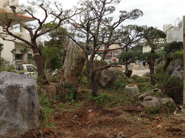 中城村　T氏邸　造園工事（前編）の写真