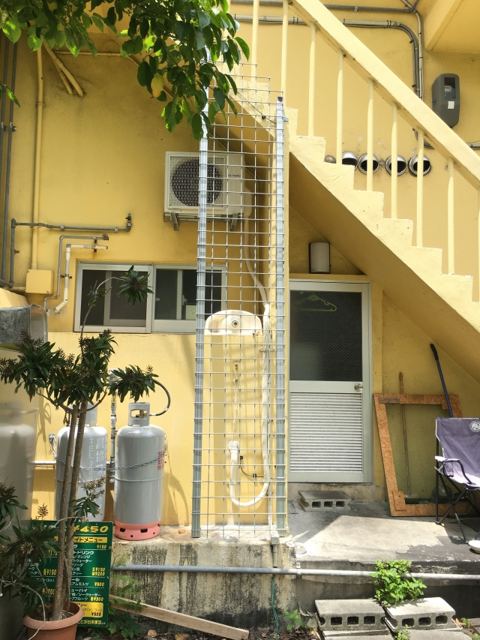 那覇市久茂地 Aビル 植栽工事の写真